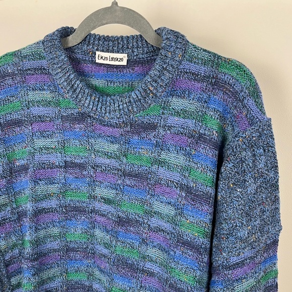 Enzo Lorenzo Vintage Wool Blend Sweater - Picture 3 of 10